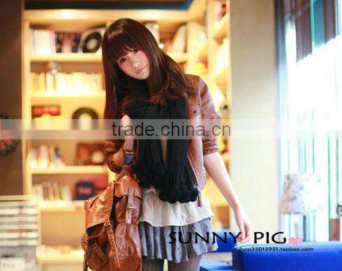 2013 Women Fashion Ball Plain Scarf