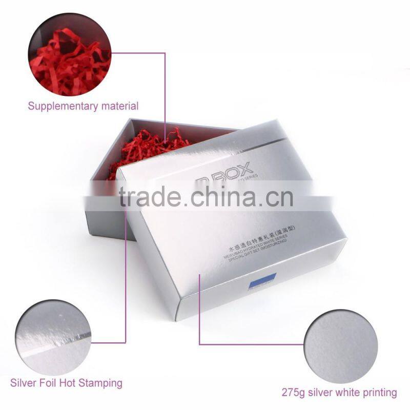 2016 good quality glossy printing cosmetic packaging make in China