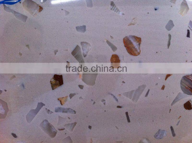 Artificial onyx lotus slab