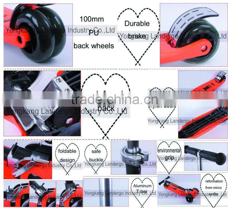 4 Wheels Max Scooter,Foldable Design Scooter