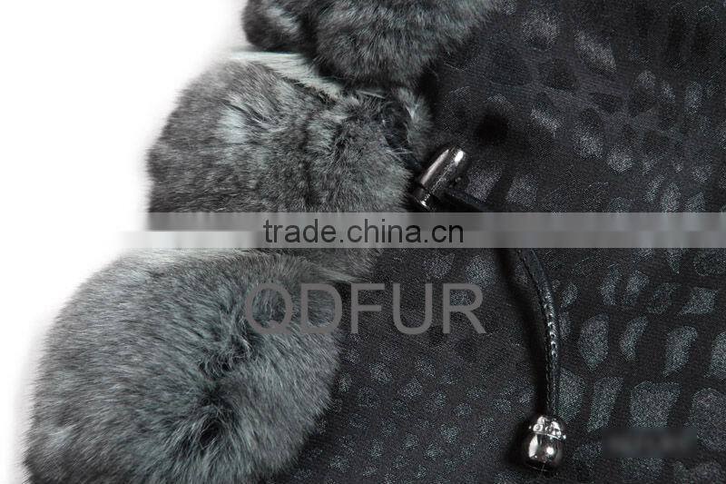 QD23121 Wholesale Retail 2013 Lady High Quality Chinchilla Warm Coat Plus Size Overcoat