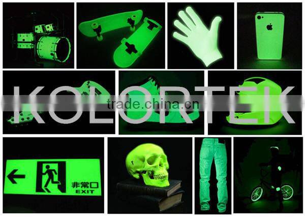 Glow dark powder, four colors glow in the dark powder