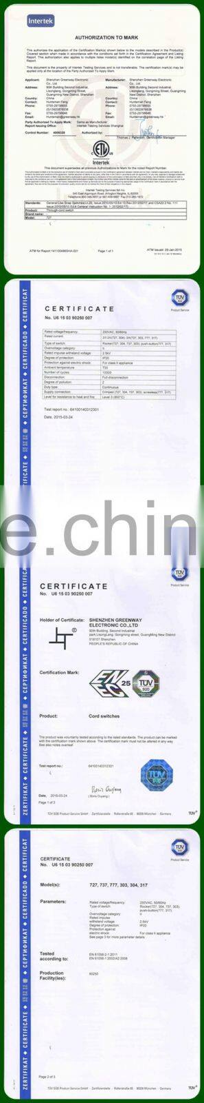 hot selling round in line foot switch for floor lamp