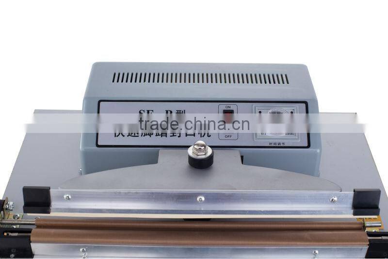 2015 new hot selling professional plastic simple foot hot isostaic press sealing machine
