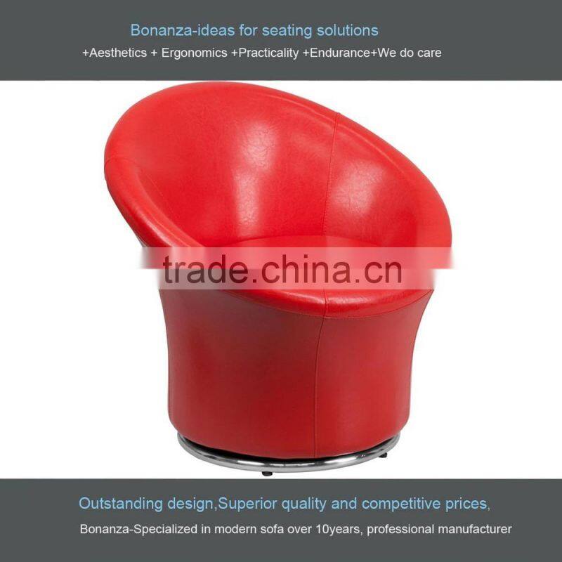 3975#Modern swivel red single seater sofa chairs, designs of single seater sofa