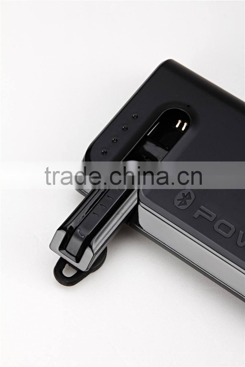 2015 New Portable Wireless Bluetooth headset With Power Bank Wholesale