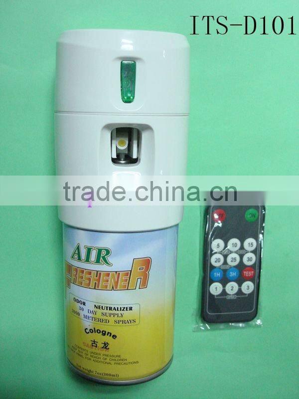 Aerosol dispenser system, sensor fragrance dispenser