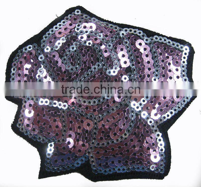 Large Sequin bow Appliques