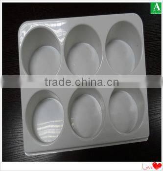 white color ps thick vacuum forming counter plastic tray