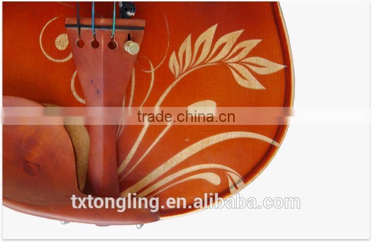 Quality Art Student Carved Violin TL-004