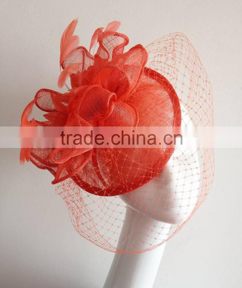 New fascinator,fascinator wholesale,sinamay fascinator,hair fascinator