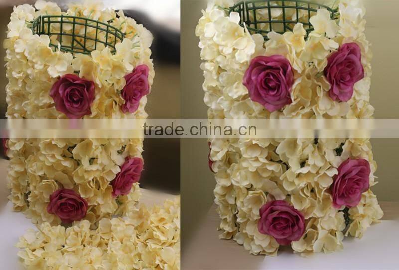3ft x 6ft Finished Ombre Rose Flower Wall for Wedding
