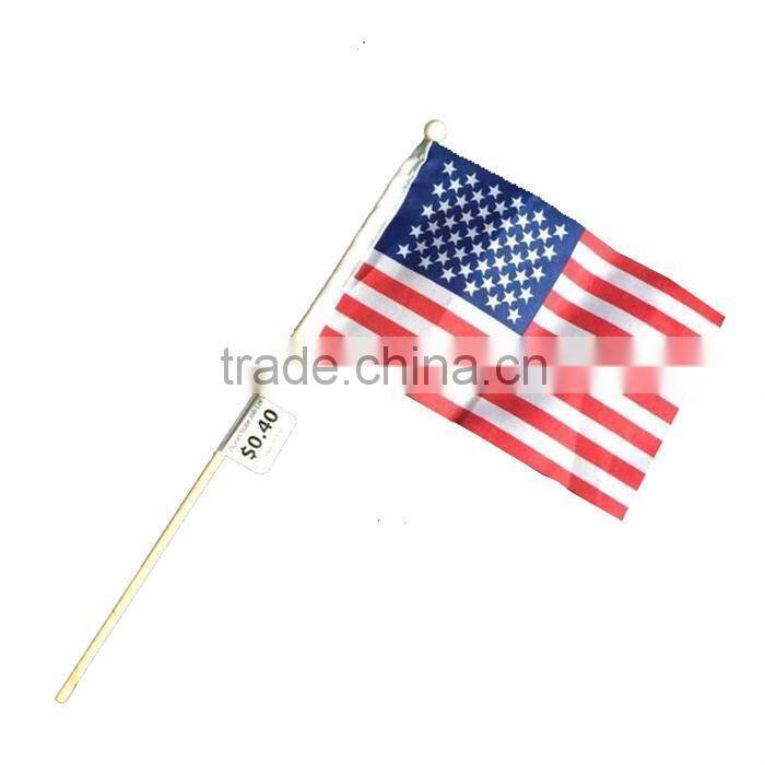 3' X 5' US FLAG EMBROIDERED