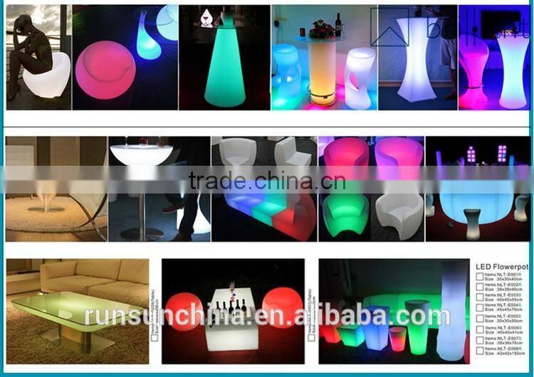 308# hot sale LED Bar Furniture illuminated LED middle straight bar counter design