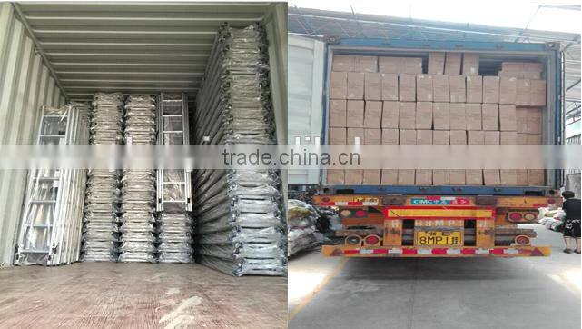 Easy to operate aluminum alloy 3 section lader AY-308 with en131