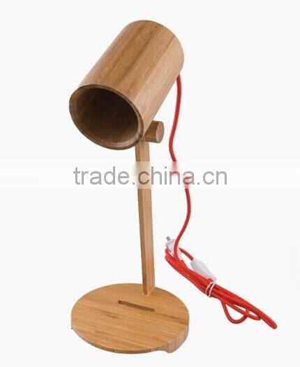 Bamboo desk lamp for livingroom