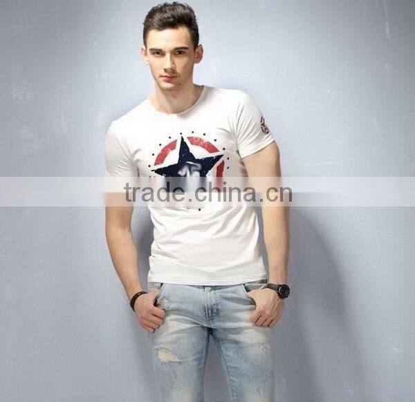 Contemporary antique short sleeve t shirt for men