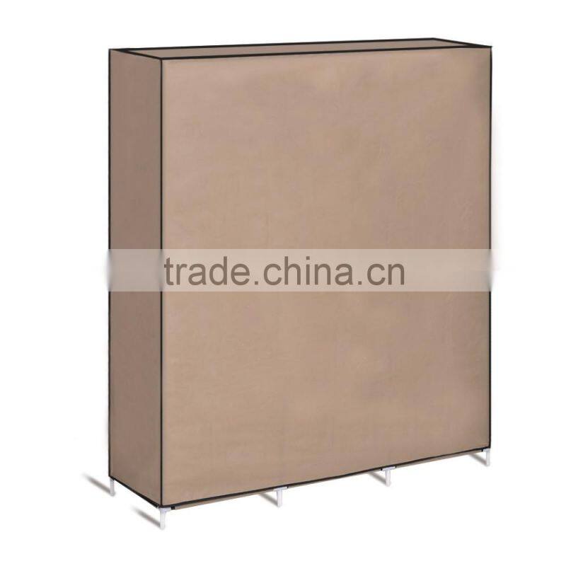 DIY Furniture Portable Folding Fabric Cloth Steel Frame Wardrobe Closet Home Clothes Storage Cabinet OS003666