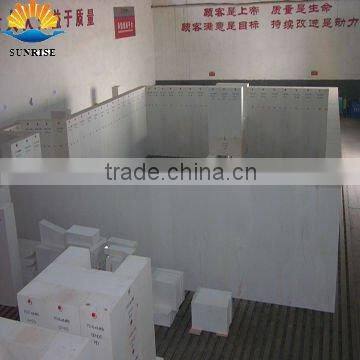 glass fusing kiln used refractories fused cast azs blocks