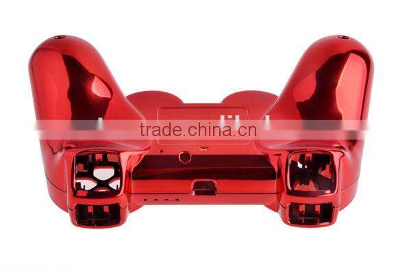 Custom Red Chrome Shell for PS3 Chrome Housing for Playstation 3 Controller Full Shell Plus Full set Buttons