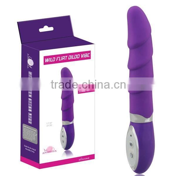 Top Grade Silicone Curved Penis Vibrator Sex Toys