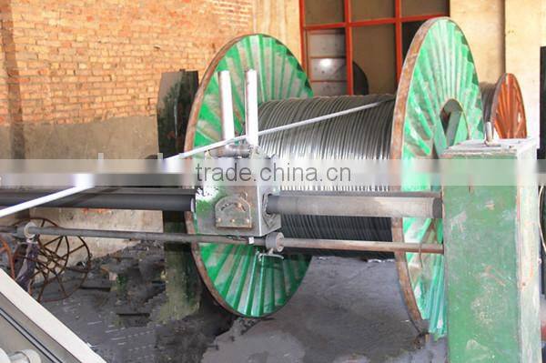 Overhead and bare insulation electric transmission cable without sheath