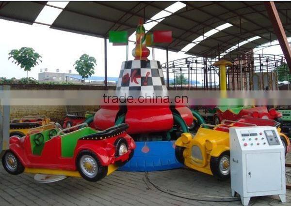 New amusement park rides,rotating crazy flying car rides
