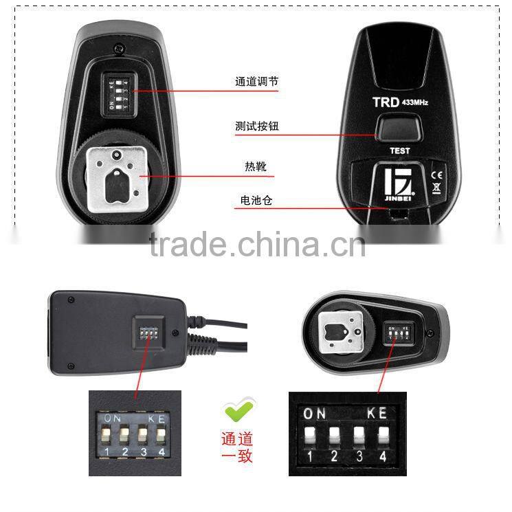 JINBEI New TR-A8 Digital Photo Flash Trigger, Photo Studio Flash Accessory, Photographic Equipment