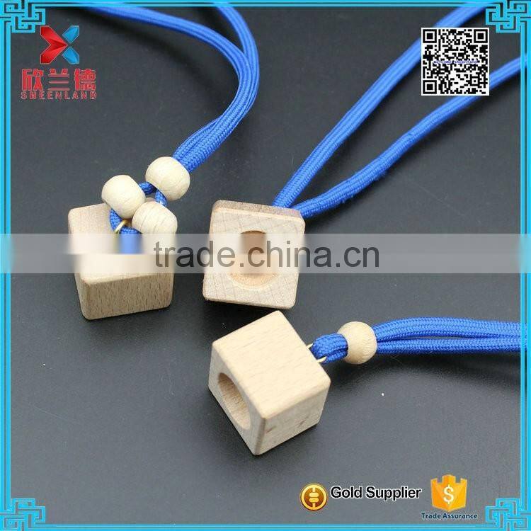 Decorative perfume bottle screw wooden caps 13mm