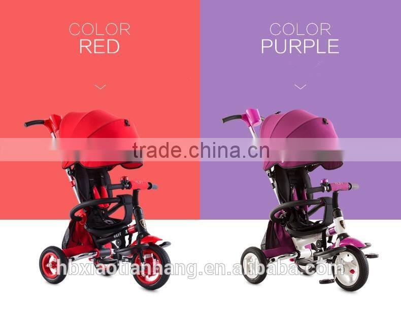 China 3 wheel baby tricycle/360 degree rotation children tricycle/kid tricycle