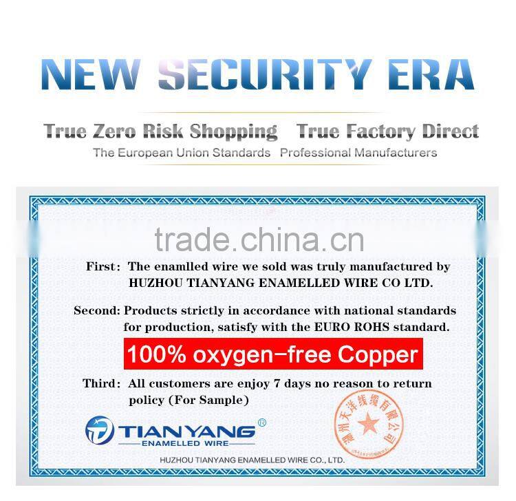 Solderable Polyurethane Enamelled Copper Wire overcoat with Polyamide, Class 180