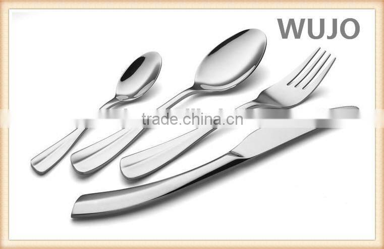 Mirror polish hotel flatware stainless steel cutlery set