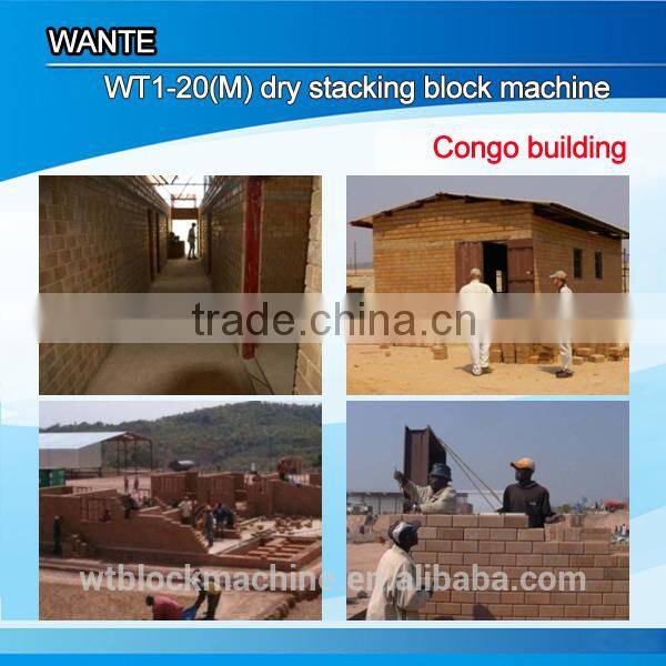 WT1-20M promotion price clay automatic block brick forming equipment