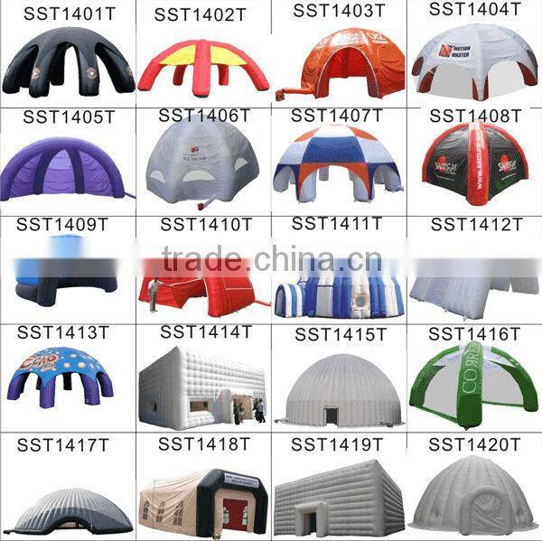 8mW Giant inflatable transparent Spider tents for sale