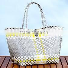 Plastic Woven Straps Shopping Bag