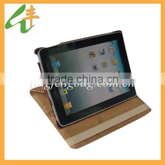 Leather stand tablet pc for ipad