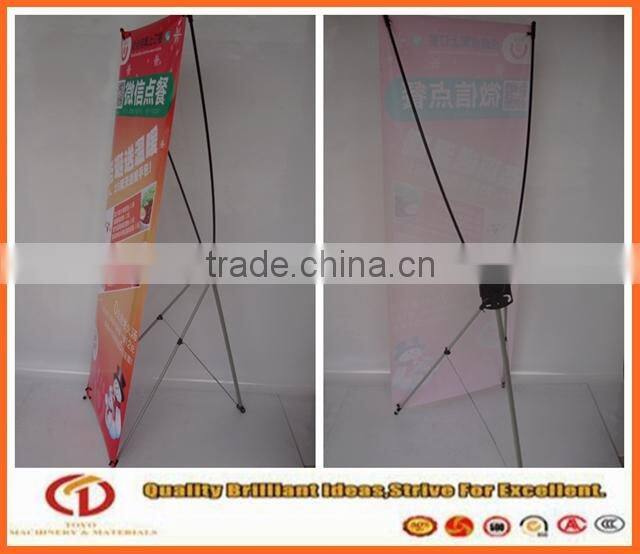 Retractable banner stands,horizontal x banner stand