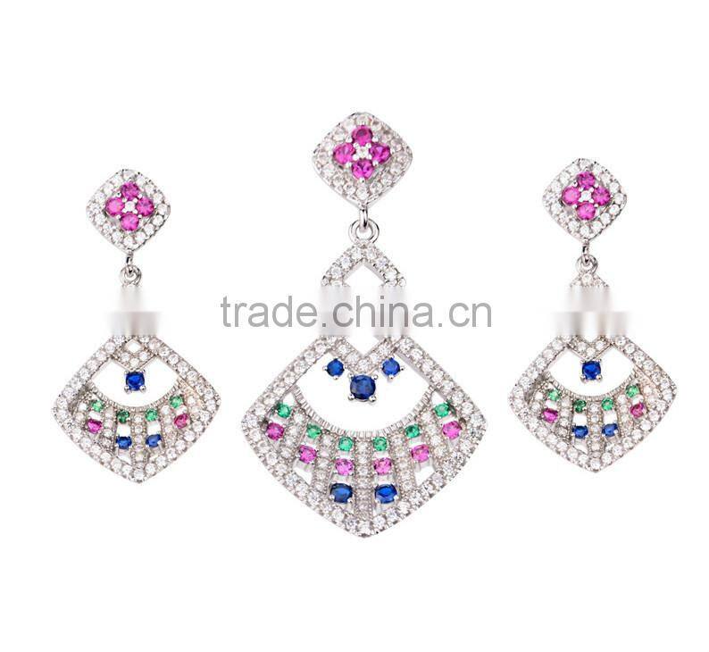china wholesale 925 silver jewelry set