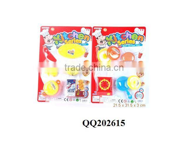 Plastic kids kitchen play set