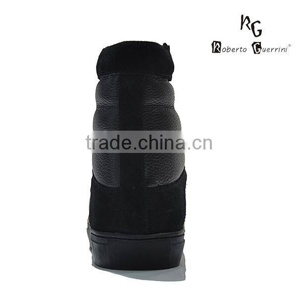 custom high top genuine leather sneakers