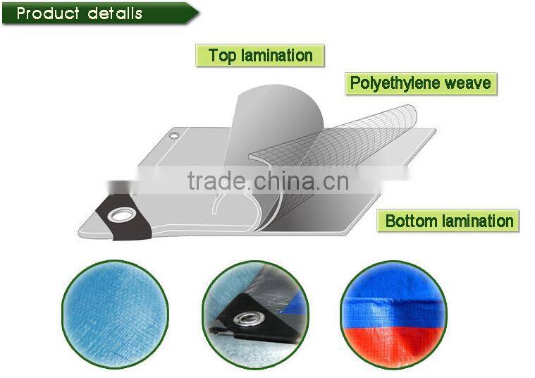 waterproof tarpaulin blue color tarpaulin