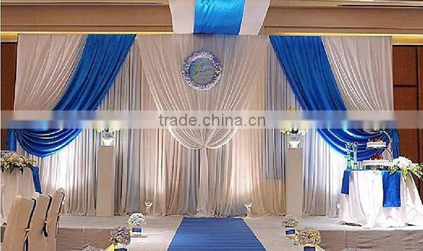 3D Backdrop fabric organic satin fabric for wedding backdrop decoration