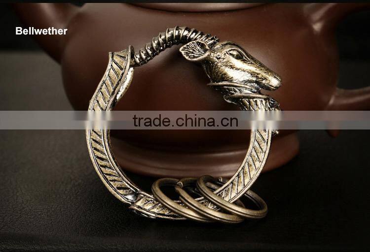 Chinese Zodiac Personalized Metal Souvenir Sheep Keychain