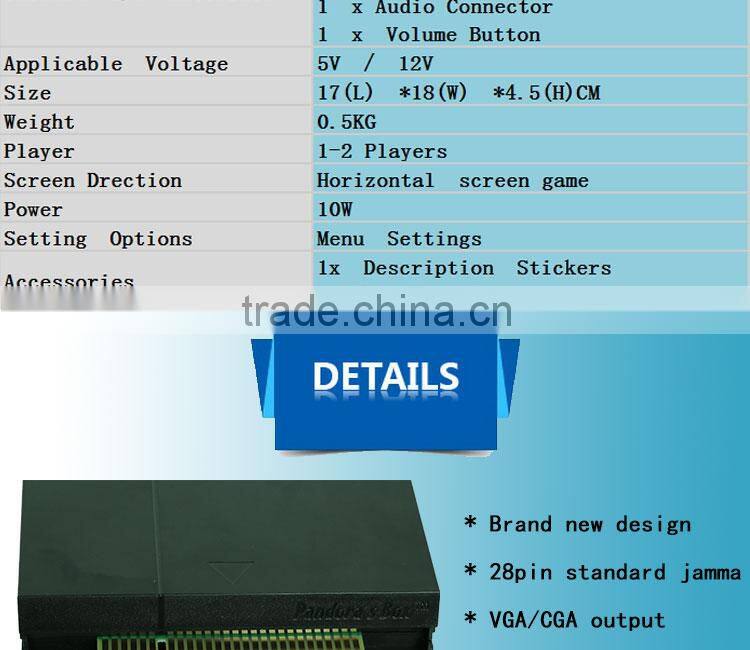Jamma Arcade Board Pandora's Box 4 cga vga hd 645 in 1 Jamma Multi Game Board Classic Arcade Game Board Pandora Box 4