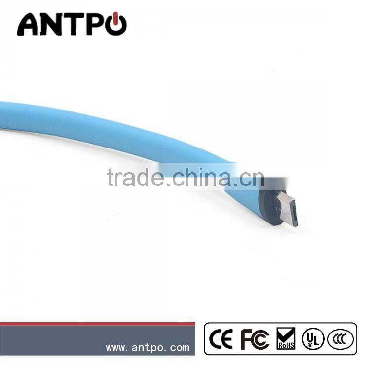 Unibody finish android use charging cable flexible charging line