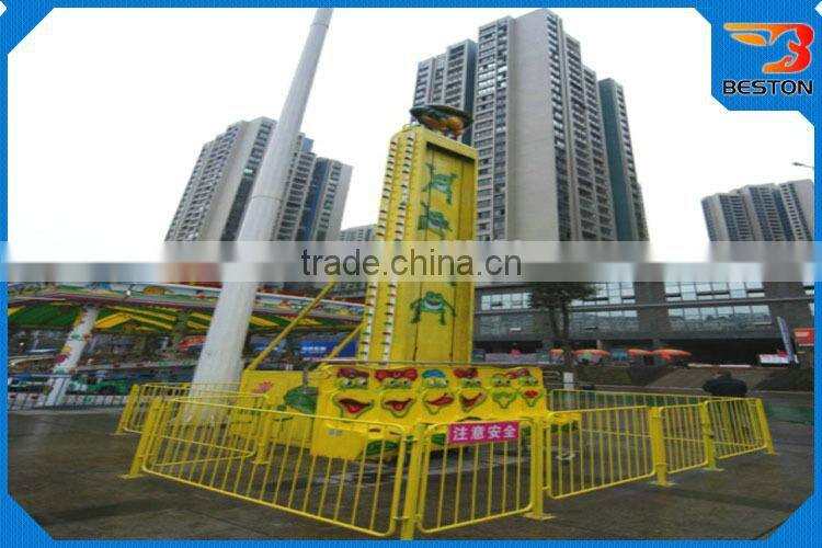 Jumping Hopper Frog Drop Tower Rides,Mini Free Fall Tower, frog hopper rides for sale