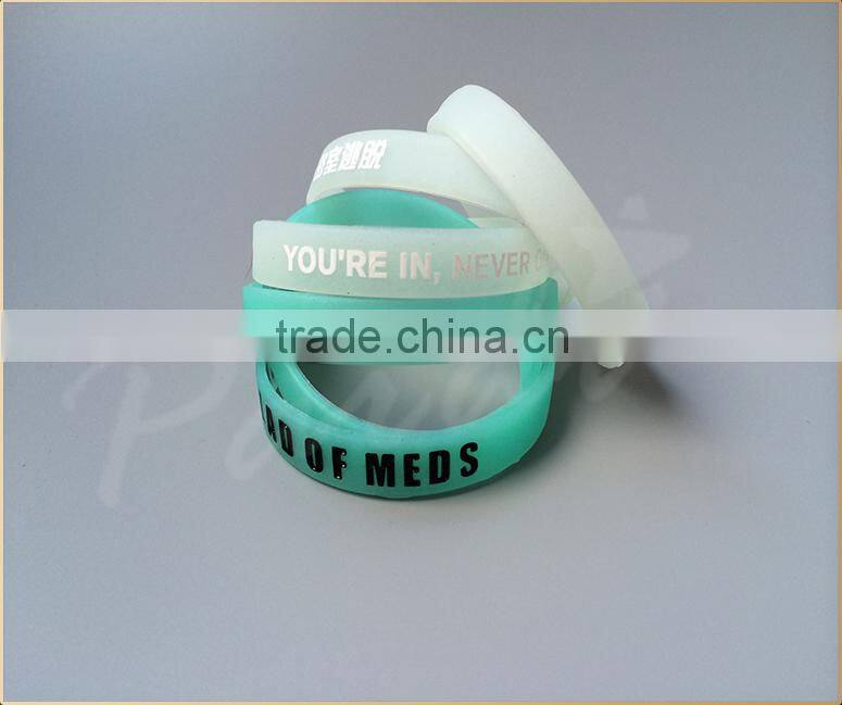 led Silicon Bracelet flashing silicon bracelet