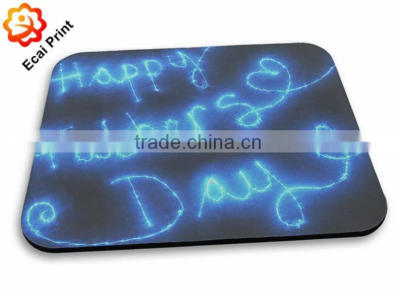 retail fashionable heat transfer digital printing large mouse pad