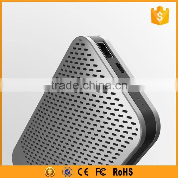 2 in 1 metal power bank bluetooth speaker built-in 5000mah battery
