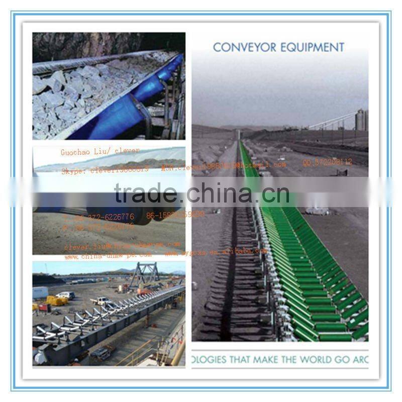 HDPE roller conveyor transition idler
